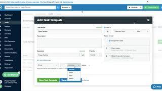 Clio Task List Automations