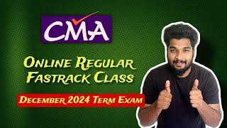 CMA Intermediate Online  Fastrack Classes || December 2024 Exam  || Sagar Sindhu Classes