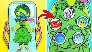 Save Disgust Pregnant with All Emotions! *Big Inside Out 2 Game Book & DIY Paper Crafts*