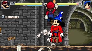 AN Mugen Request #160: Super Mario Vs Mickey Mouse