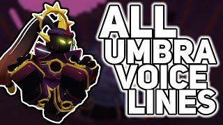 All of Umbra's Voice Lines - Tower Defense Simulator