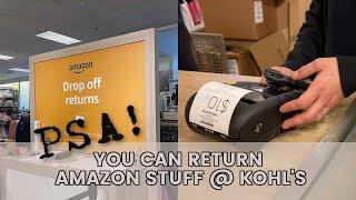 How to Return Amazon Items to Kohls for Free
