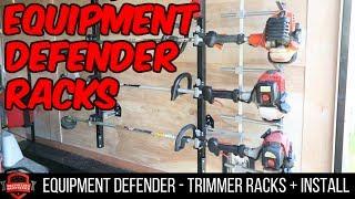 Equipment Defender Racks - Enclosed Trailer - Trimmer Rack Unboxing + In Depth Install