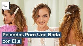 3 Peinados con ondas para boda de invierno