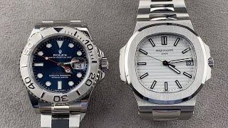 Rolex Yacht Master vs Patek Philippe Nautilus 5711: Rolex vs Patek Philippe Watch Comparison Review