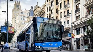 Buses in Madrid, Spain  | 2024