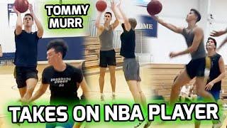 Tommy Murr Still Serving BUCKETS! Competitive Open Run With NBA Player & College Athletes 