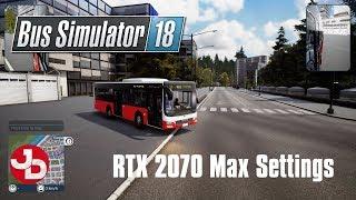 Bus Simulator 18 on an RTX 2070 max settings pc gameplay 1080p 60fps