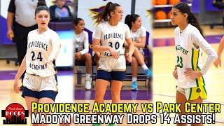 Maddyn Greenway Dropping Dimes! Providence Academy vs Park Center!