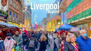 Liverpool, UK - 4K-HDR Walking Tour (▶75min)