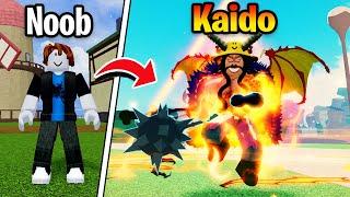 I Evolved to GOD KAIDO in Blox Fruits