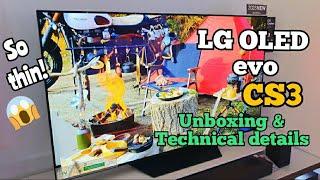 LG OLED evo CS3 55" 4K Smart TV 2023 | Unboxing and Overview!