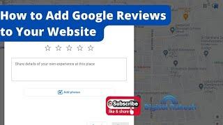 How to Add Google Reviews to Your Website | google my business | Digital Rakesh