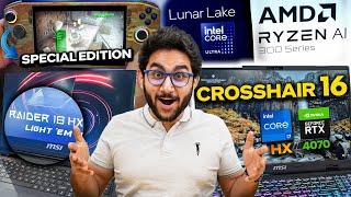 Intel's Lunar Lake AI Laptops, AMD 300 Series AI Laptops, MSI Titan 18 HX, New MSI Claw Release!