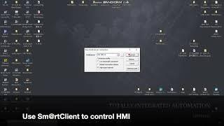 How to use Comfort Panel  Sm@rtServer