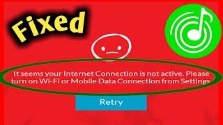 Fix Wynk Music it seems your internet connection is not active Problem Solved