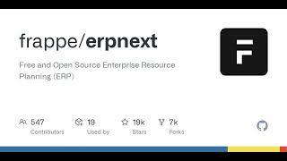 GitHub - frappe/erpnext: Free and Open Source Enterprise Resource Planning (ERP)