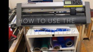 How to use a graphtec vinyl cutter