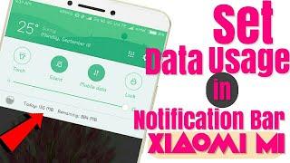 How to set data usage limit on all Xiaomi MI phone ,MIUI 8 ,MIUI 9 @TechnoPanchal