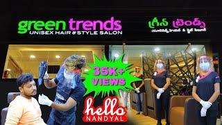 Green Trends Unisex Salon Review by Hello Nandyal 