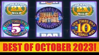 WIN AFTER WIN! Jackpots! Bonuses! Big Wins! High Limit Slots! Best of October 2023!