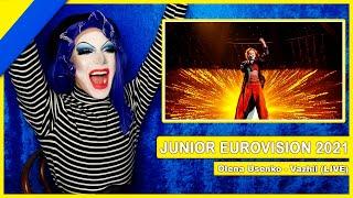 UKRAINE - Olena Usenko - Vazhil (LIVE) | Drag Queen Reacts to Junior Eurovision 2021