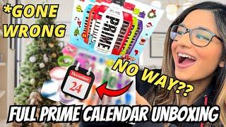 UNBOXING THE ENTIRE PRIME ADVENT CALENDAR *GONE WRONG*