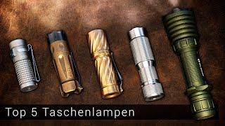 Top 5 Taschenlampen - Lieblingslampen