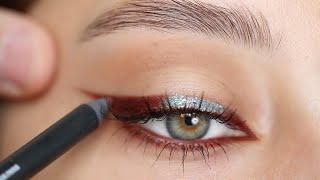 HOW TO: BROWN COLORFUL EYELINER | Hindash