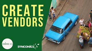 How to create vendors in Odoo? | Odoo ERP | Synconics