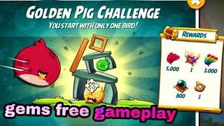 Angry birds 2 the golden pig challenge with Terence 18 sep 2023 #ab2 Golden pig challenge today