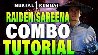 Mortal Kombat 1 Raiden Combos Sareena Kameo - Mortal Kombat 1 Raiden Sareena Combo Tutorial