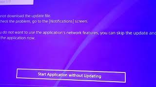 ERROR TEACH HOW TO GET CANNOT INSTALL UPDATE FILE (F RAT PS4)