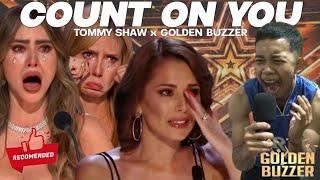 Golden Buzzer: All The Judges cried when he heard the song Count On You with an Extraordinary voice!