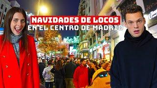 CHRISTMAS in MADRID is CRAZY | A HUMAN TIDE invades the Spanish capital. PACKED WITH PEOPLE!