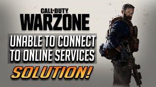 How to Fix "Unable to Access Online Services" - Connection Failed Problem in Call of Duty Warzone