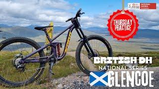 GLENCOE DH MTB - Scotland - Thursday practice before the British downhill national series.