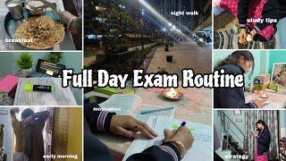 FULL DAY EXAM ROUTINE: Exam Preparation, Study Tips, Motivation & More #studyvlog #studytips #exam