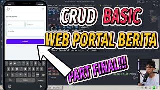 Web Portal Berita Laravel 9 React JS - PART 4 (CRUD)