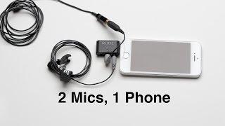 2 Mics 1 Phone: Recording 2 Lavs with Your SmartPhone RODE smartLav+