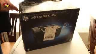 HP LaserJet Pro P1102w Wireless Printer Unboxing Review