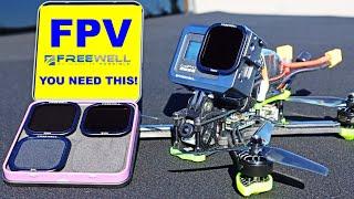 FPV Drone Flying & Filming for Pros -  You Need This!  Metal GoPro Hero 8 Mount with Filters.