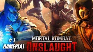 Mortal Kombat Onslaught  Walkthrough (Android, iOS) - # 1 Gameplay