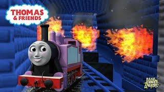 ROSIE Adventure in FIRE HAUNTED CASTLE  | Thomas & Friends: Magical Tracks - Kids Train Set By Budge