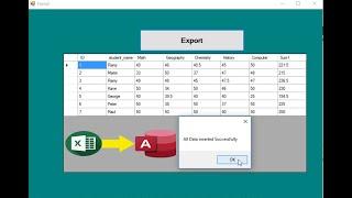 Visual Basic .net programmer: import data from Excel to Microsoft access in VB.net