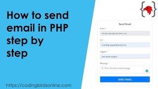 how to send email using PHP mail function step by step || With Source Code
