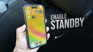 How to Enable Standby Mode on iPhone (tutorial)