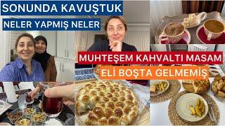 BİRLİKTE MİSAFİR KAHVALTI MASASI HAZIRLAYALIMELİ DOLU GELMİŞBAZI KAVUŞMALAR YAPILDIHÜZÜNLENDİK