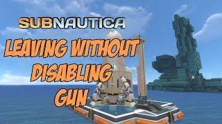 Subnautica using rocket without disabling GUN