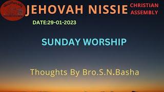 Worship Thoughts By Bro.SK.NOOR BASHA-- 29-JAN-2023